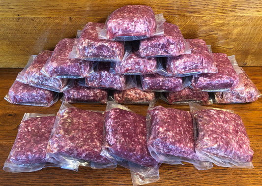 Prairie Burger Box - Native Grass Fed & Finished (20 lbs.)